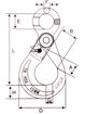 Imagen de Gancho Con Seguro Alta Resistencia 16mm - 8.2ton Able U.s.a.