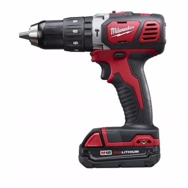 Imagen de Atornillador C/percutor C/2 Bat Lit 18v  Milwaukee 2607-259c