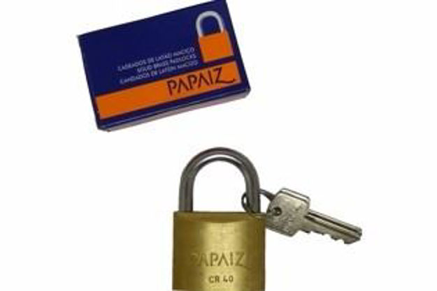 Imagen de Candado De Bronce Papaiz 70mm Cr70