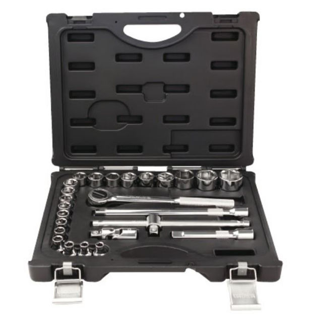 Imagen de JUEGO DE DADOS ENCAASTRE 1/2"  DE 8 - 32MM  CROSSMAN