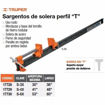 Imagen de Sargento De Carpintero En T 1200mm Truper S-4x