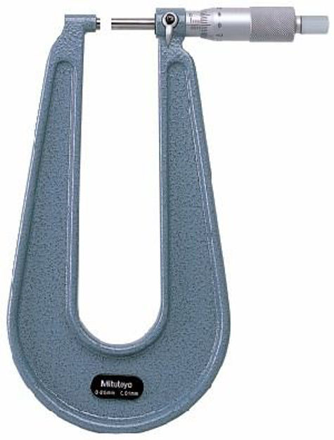 Imagen de MICRÓMETRO EXTERIOR ESC. 100 MM.  0 - 25 MM MITUTOYO 118-101