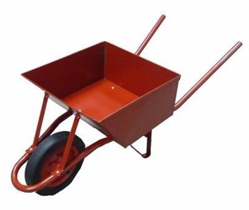 Imagen de CARRETILLA REFORZADA CALIBRADA CON RUEDA ANCHA DE 75L