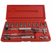 Imagen de JUEGO DE DADOS ENCASTRE 1/4" DE 4-13MM CROSSMAN