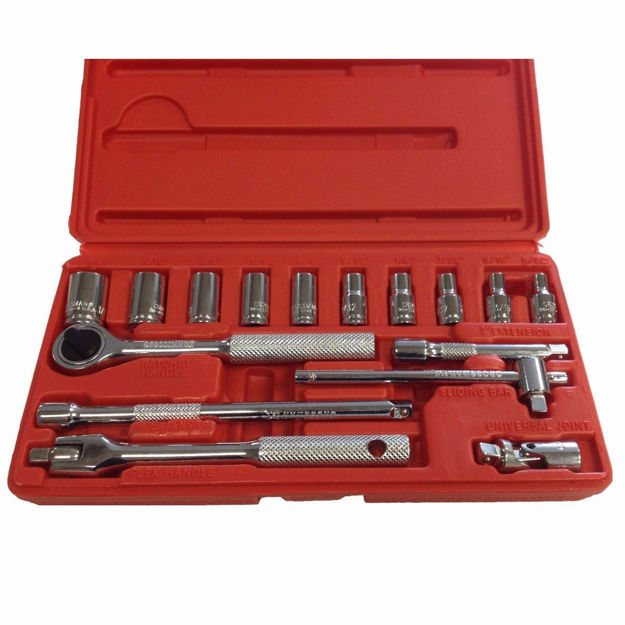 Imagen de JUEGO DE DADOS ENCASTRE 1/4" DE 5/32" A 1/2" CROSSMAN