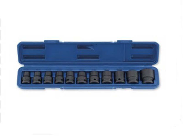 Imagen de JUEGO DE BOCALLAVES IMPACTO ENCASTRE 1/2" 10MM-27MM CROSSMAN