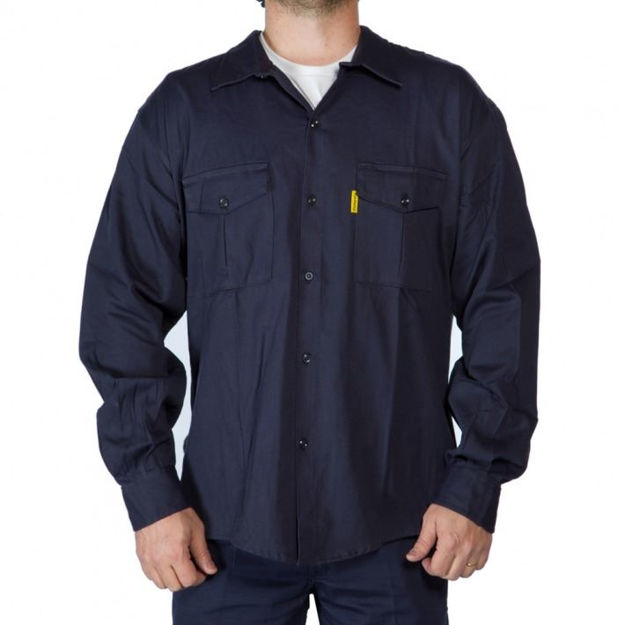 Imagen de CAMISA DE TRABAJO  AZUL TALLE L