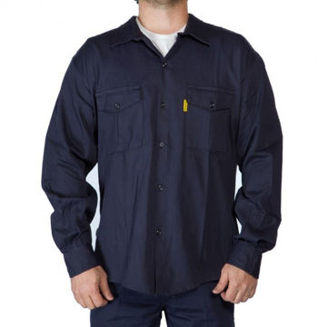 Imagen de CAMISA DE TRABAJO AZUL TALLE M