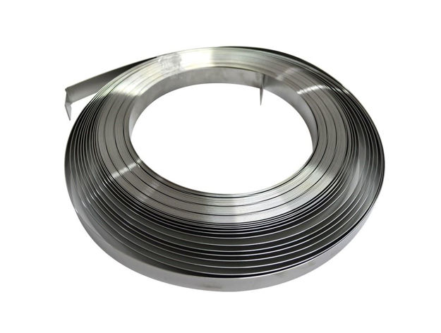 Imagen de FLEJE DE ACERO INOXIDABLE ANCHO 10MM X 30 M X 0.6MM
