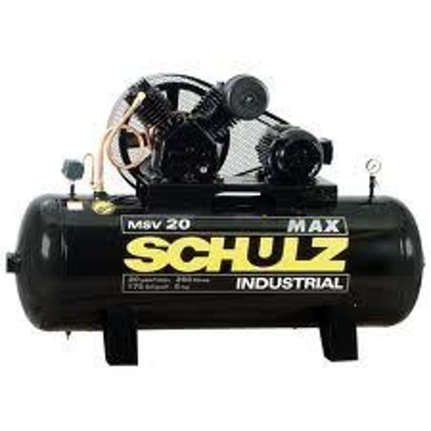 Imagen de COMPRESOR TRIFÁSICO 5HP 260 LITROS MSV 20MAX SCHULZ