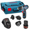 Imagen de TALADRO BATERÍA 2X1.5 AH FLEXI CLICK GSR 12V-15 FC BOSCH