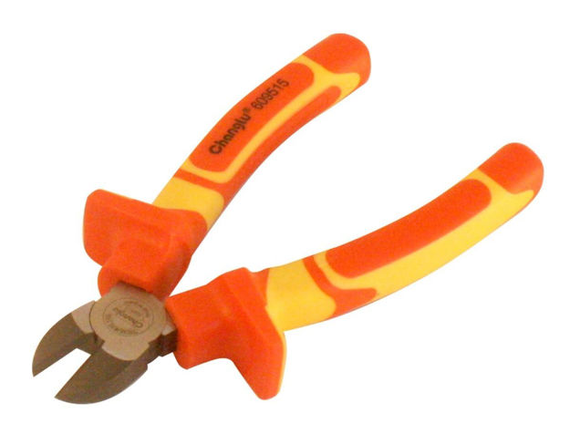 Imagen de ALICATE DE CORTE AISLADO 1000 V ELECTRICISTA 8" CHANGLU