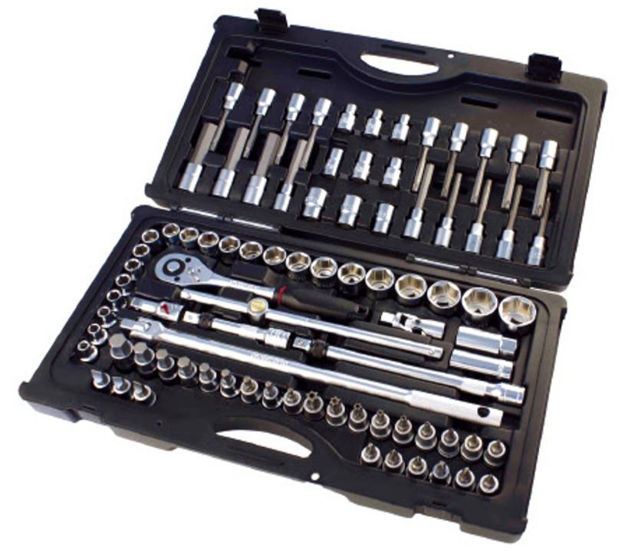 Imagen de Juego Dados Tubos Bocallaves 85 Pcs Crossman 87-067