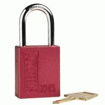 Imagen de Candado De Bloqueo rojo (cuerpo Aluminio) Steelpro X05 Rojo