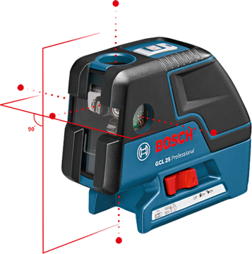 Imagen de NIVEL COMBINADO DE LÍNEAS Y PUNTOS GCL 25 BOSCH
