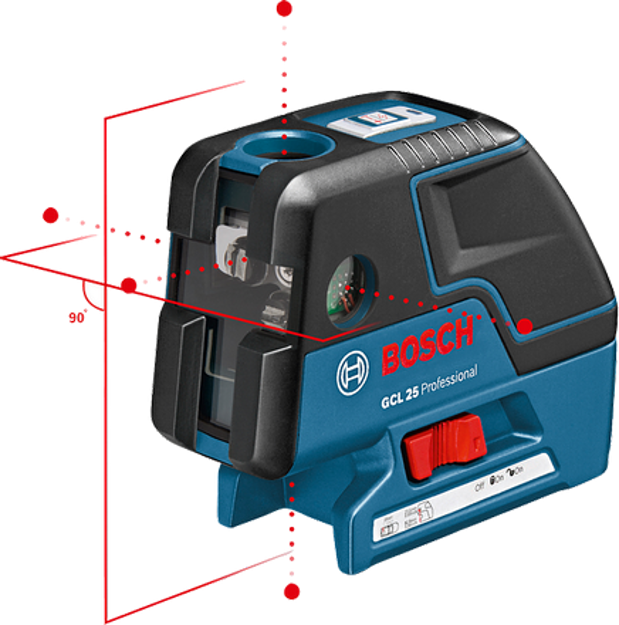 Imagen de NIVEL COMBINADO DE LÍNEAS Y PUNTOS GCL 25 BOSCH