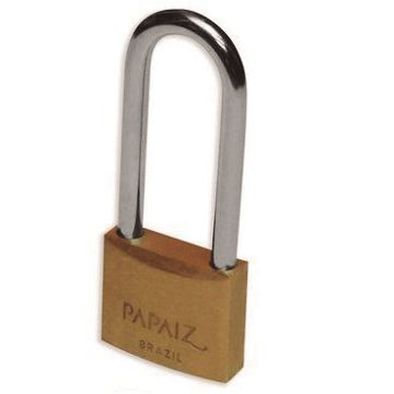 Imagen de CANDADO BRONCE ANILLO LARGO 35/50MM PAPAIZ