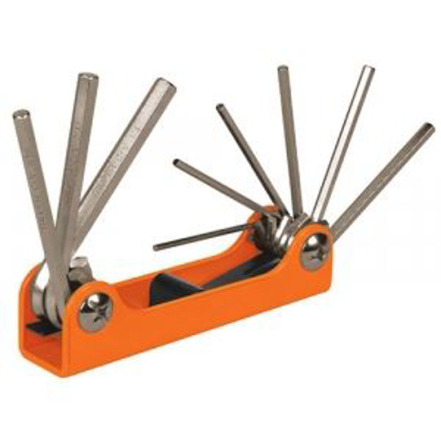 Imagen de Juego 9 llaves Allen 1.3 - 6mm tipo Navaja TRUPER ALL-9M