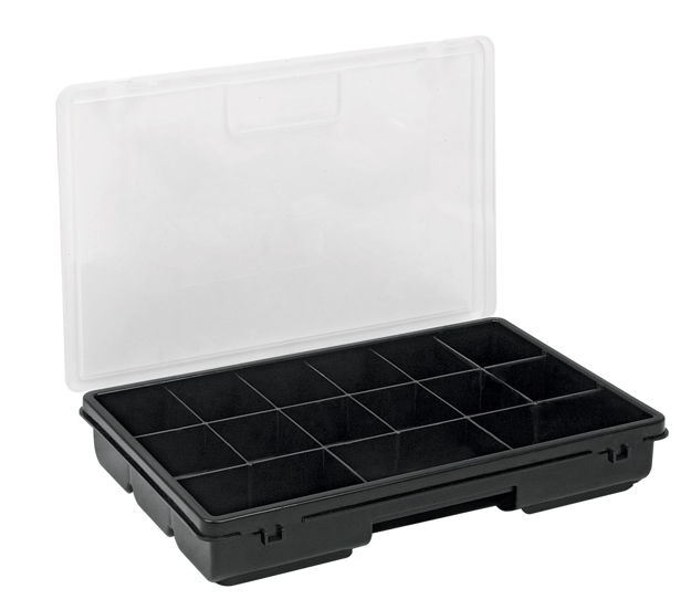 Imagen de CAJA ORGANIZADORA 15 COMPARTIMENTOS 23 X 15 X 4CM ORG-15 TRUPER