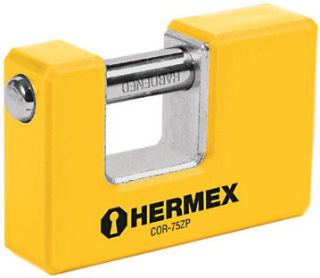 Imagen de CANDADO ANTIPALANCA 75MM HERMEX