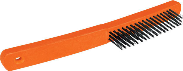 Imagen de CEPILLO DE ACERO CON CABO 3 HILERAS CEA-18 TRUPER