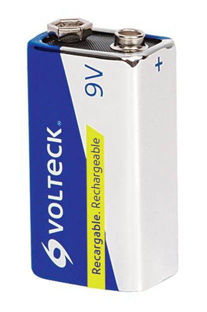 Imagen de Batería recargable 9 Volts (Bli.1un) 250mAh VOLTECK RE-9V2