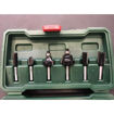 Imagen de SET KIT JUEGO 6 FRESAS ROUTER 1/4" BOSCH