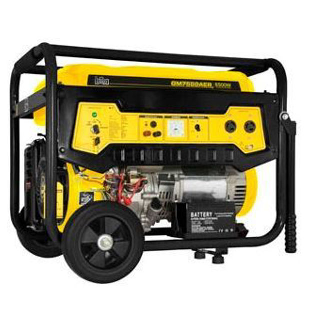 Imagen de GENERADOR A NAFTA 6500W 220V MOTOR 15HP BTA
