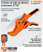 Imagen de TIJERA CORTA TUBOS PVC PROFECIONAL 2.1/2" COT-PVC-X TRUPER