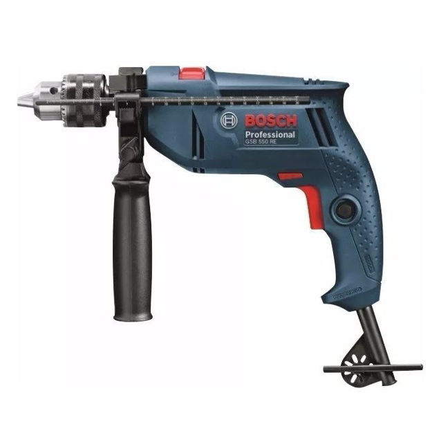 Imagen de Taladro con percutor 13mm 550W Bosch GSB 550 RE