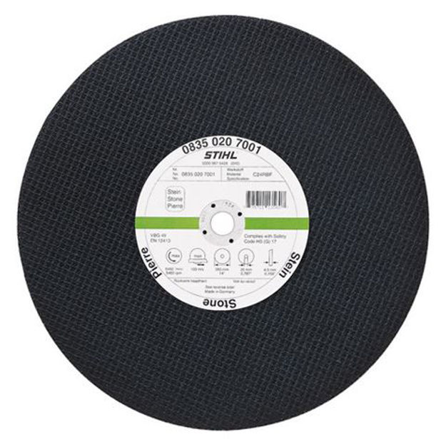 Imagen de DISCO PIEDRA (PASTA) 350 MM B 350 TRONZADORA TS 420 STIHL