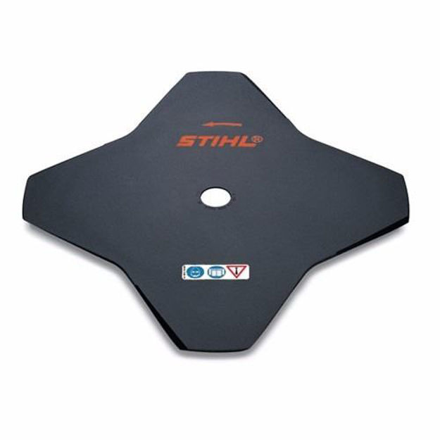 Imagen de CUCHILLA DE ACERO 4 PUNTAS PARA DESMALEZADORA STIHL