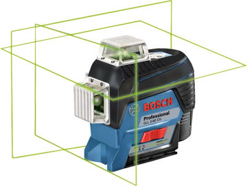 Imagen de NIVEL LÁSER DE LÍNEAS VERDE 360° BLUETOOTH GLL 3-80 CG BOSCH