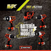 Imagen de TALADRO ATORNILLADOR PERCUTOR BATERÍA 18V 4.0AH SIN CARBONES 9993112 DOWEN PAGIO