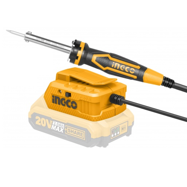 Imagen de SOLDADORA DE ESTAÑO 20 VOLT BATERÍA CSILI2001 LÍNEA P20S (CARCAZA) INGCO