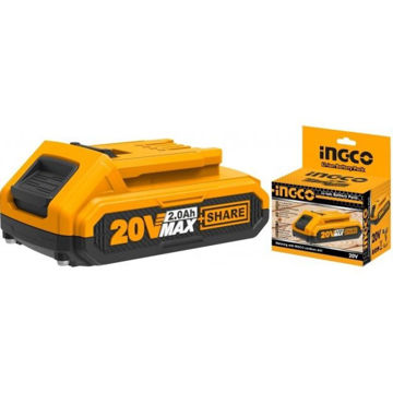 Imagen de BATERIA 20V 2.0AH INGCO FBLI20011