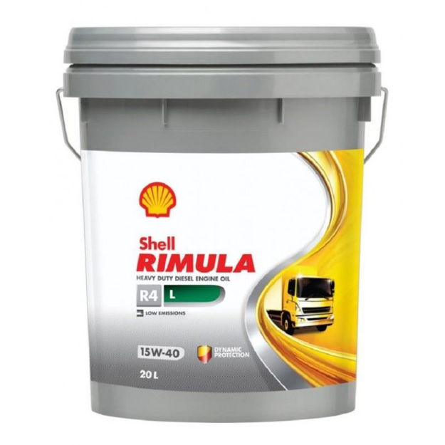 Imagen de ACEITE 15W-40 CARTER VEHÍCULOS PESADOS SHELL RIMULA RAX 20L