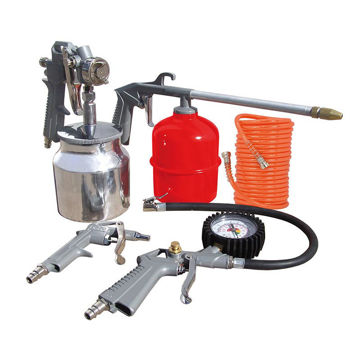 Imagen de KIT DE AIRE MULTIUSO 5 PIEZAS PARA COMPRESOR BTA
