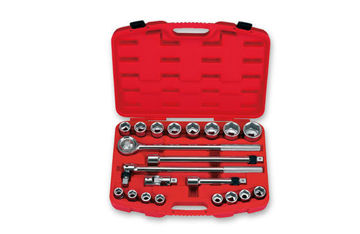 Imagen de JUEGO DADOS HEXAGONAL ENCASTRE 3/4"  19-50MM 21P CROSSMAN