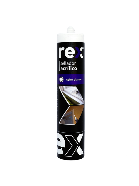Imagen de SILICONA SELLADOR ACRÍLICA PINTABLE 300ML REX
