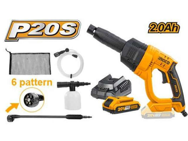 Imagen de HIDROLAVARODA A BATERÍA 20 V P20S INGCO