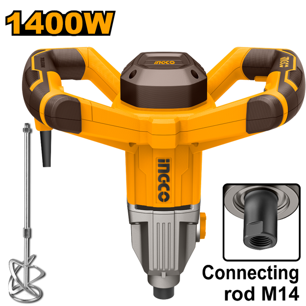 Imagen de MEZCLADOR / BATIDOR PINTURA 1400W INGCO