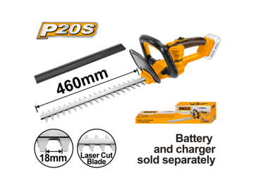 Imagen de CORTACERCO BATERÍA 20V (CARCAZA) 400MM INGCO