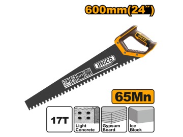 Imagen de SERRUCHO PARA HORMIGON CELULAR 600MM INGCO