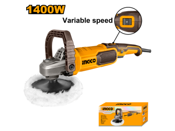 Imagen de LUSTRA PULIDORA 180MM 1400W 900-3800RPM INGCO