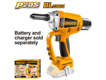 Imagen de REMACHADORA BATERIA 20V P2S (CARCAZA) INGCO