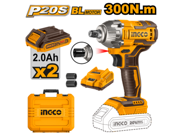 Imagen de LLAVE DE IMPACTO 1/2" A BATERÍA 20V  INGCO