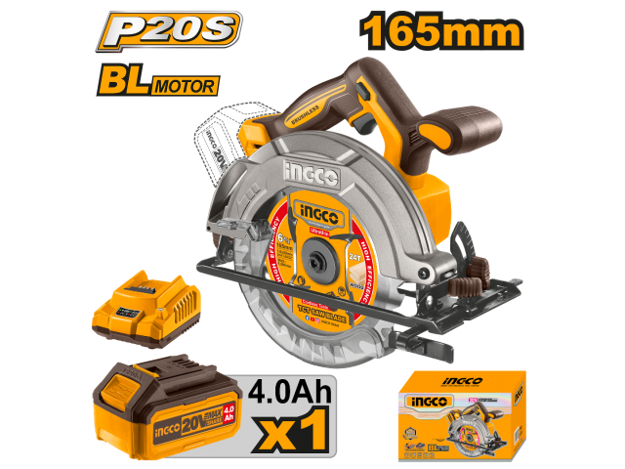 Imagen de SIERRA CIRCULAR BATERIA 20V 165MM INGCO