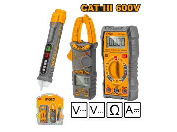 Imagen de SET TESTER / PINZA AMPERIMETRICA / DETECTOR VOLT INGCO