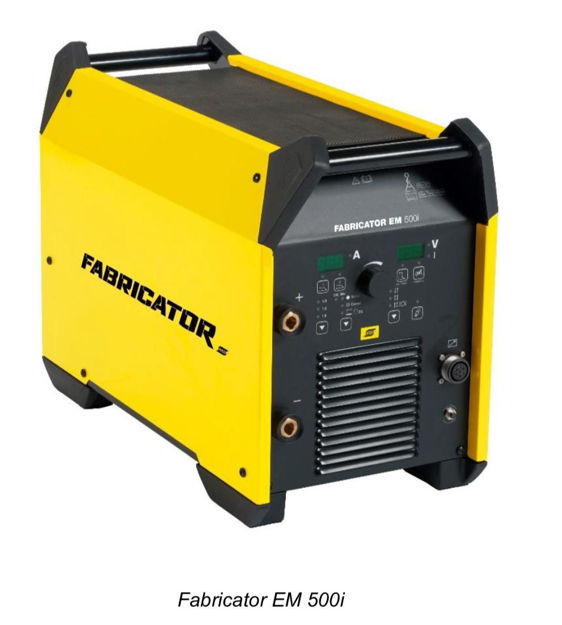 Imagen de EQUIPO SOLDAR FABRICATOR EM 500I ESAB